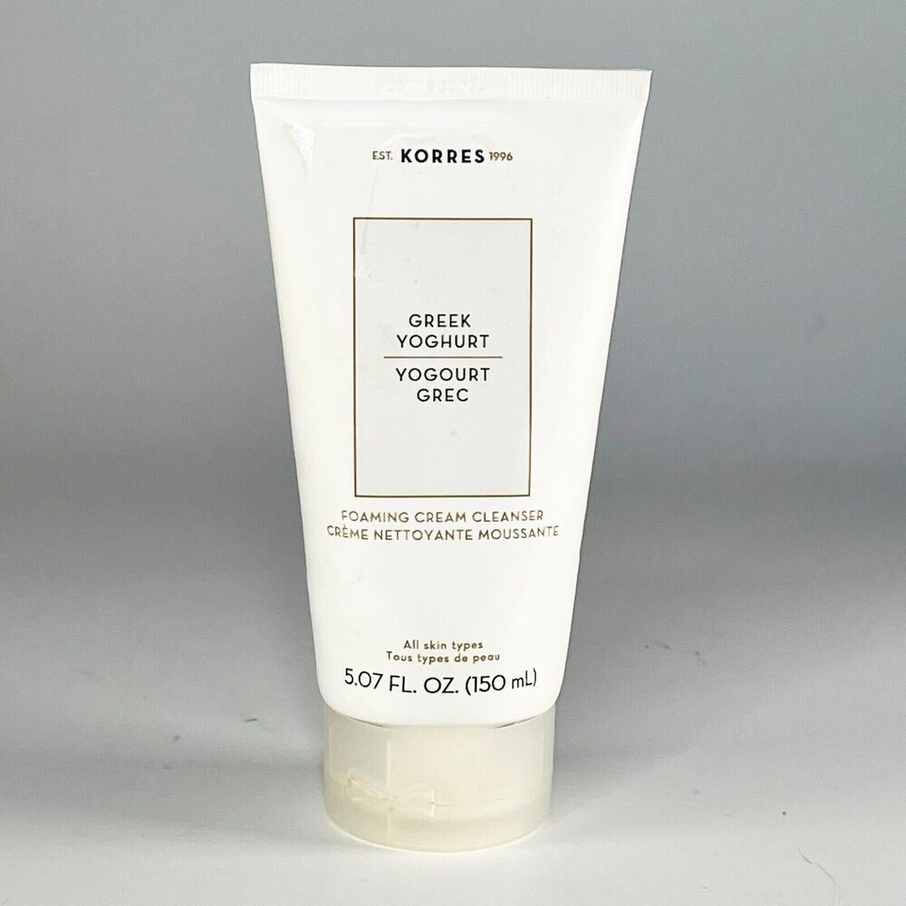 Korres Hydra Biome Greek Yoghurt Foaming Cream Cleanser Wash 5.07 oz 150ml New